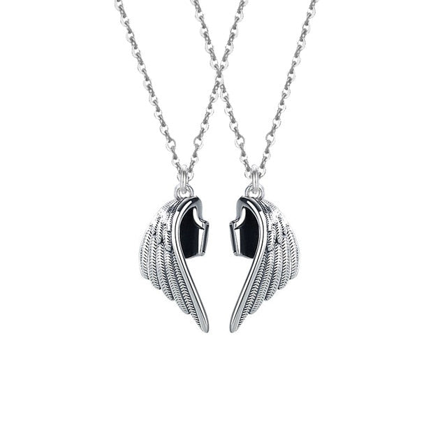 Devil And Angel Wings Pendant Magnetic Necklaces