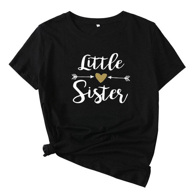 Big Sister Lettle Sister Best Friends T-Shirt BFF Matching