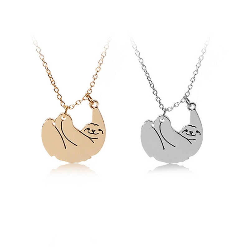 Fashion Cute Sloth Pendant Necklace