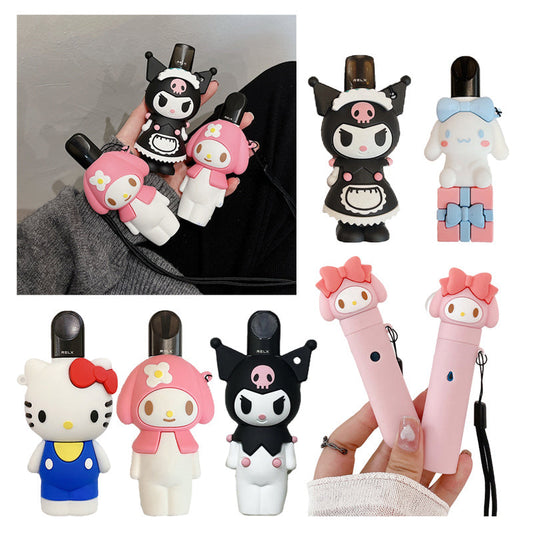 Kawaii My Melody Kuromi Cinnamoroll E-cigarette Protective Vape Case