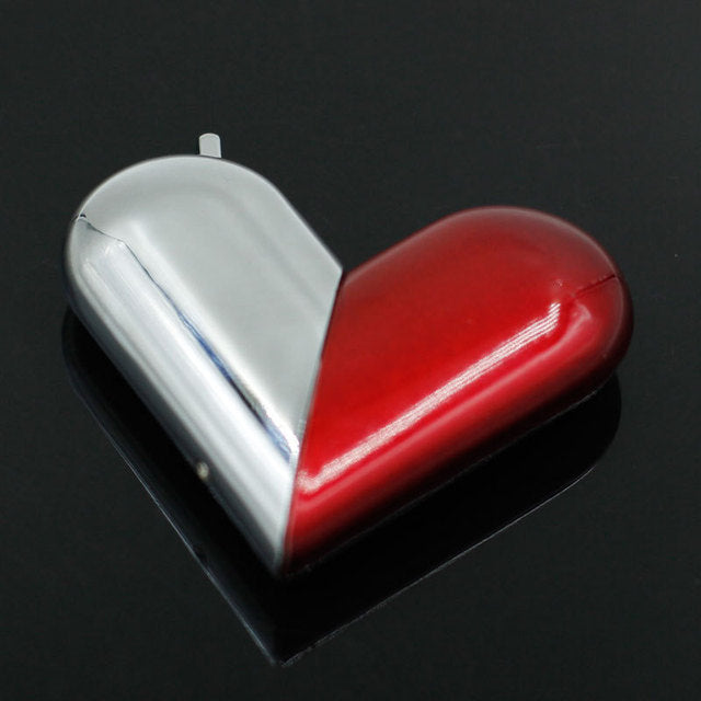 Heart-Shaped Folding Rotary Refillable Gas Lighter