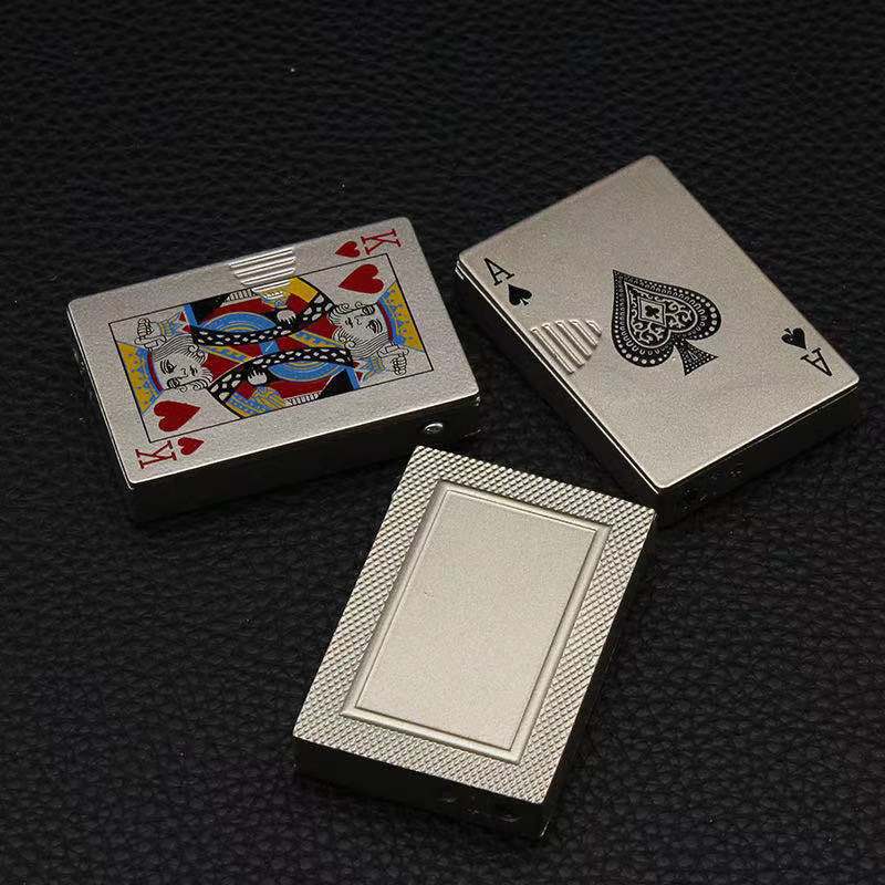 Poker Lighter Ace of spades Gas Lighter