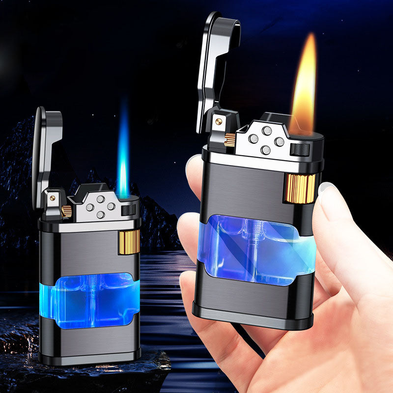 Metal Flame Gas Lighter Metal Torch Turbo