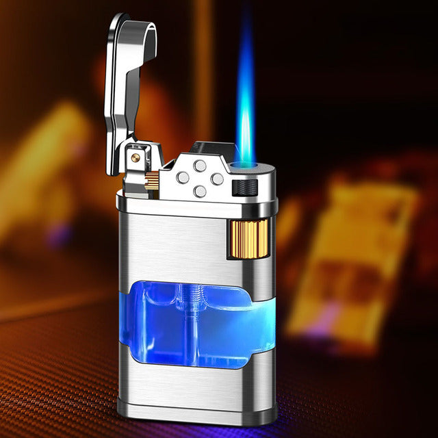 Metal Flame Gas Lighter Metal Torch Turbo