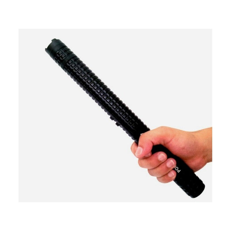 34cm/13.38in Full Tang Baton Taser Flashlight(3in1) HY X8 Polic Baton